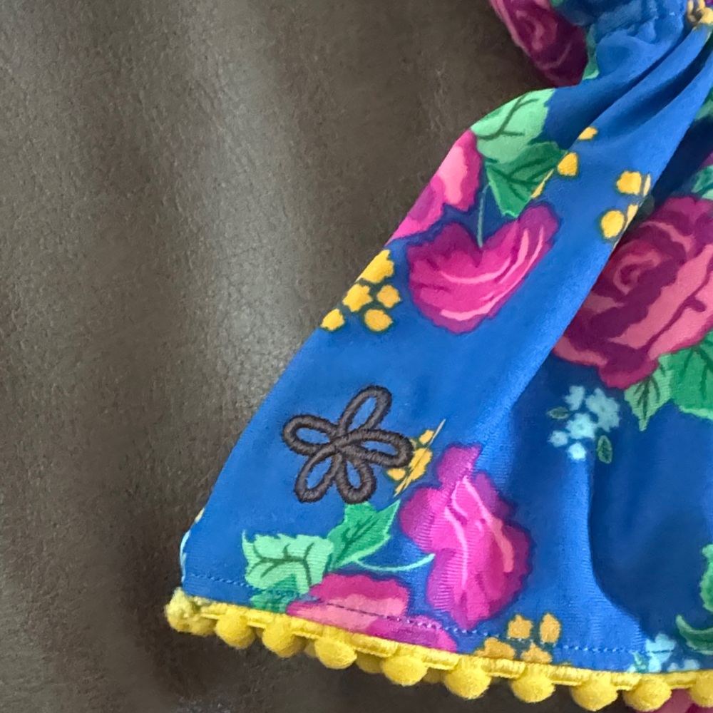 Matilda Jane Blue and Pink Floral Swimsuit - Picture 4 of 5